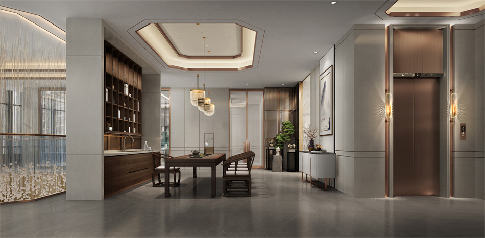 东青紫郡售楼中心(图9)